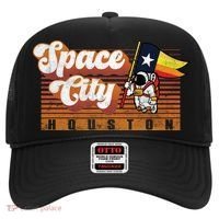 Houston Baseball Space City Astronaut Retro Distressed Hat thumb 0