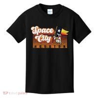 Houston Baseball Space City Astronaut Retro Distressed Kids T-Shirt thumb 0