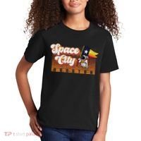 Houston Baseball Space City Astronaut Retro Distressed Kids T-Shirt thumb 2