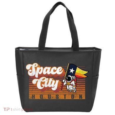Houston Baseball Space City Astronaut Retro Distressed Tote Bag