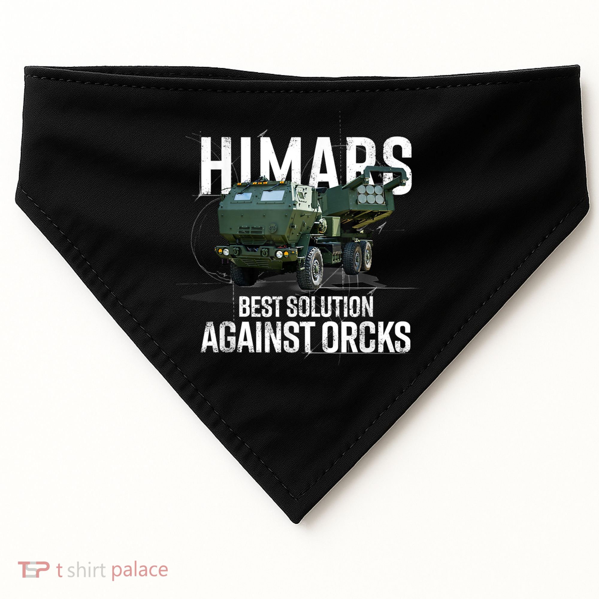 Himars Best Solution Against Orcks Army Ukarine USA USA-Made Doggie Bandana