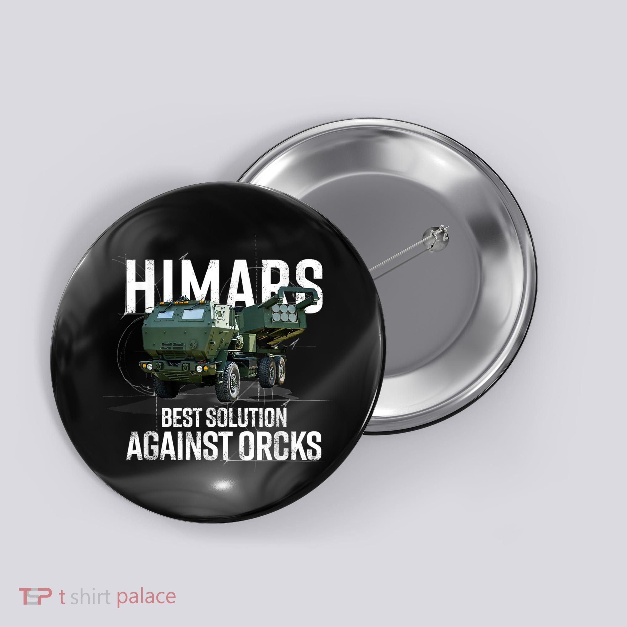 Himars Best Solution Against Orcks Army Ukarine USA Button