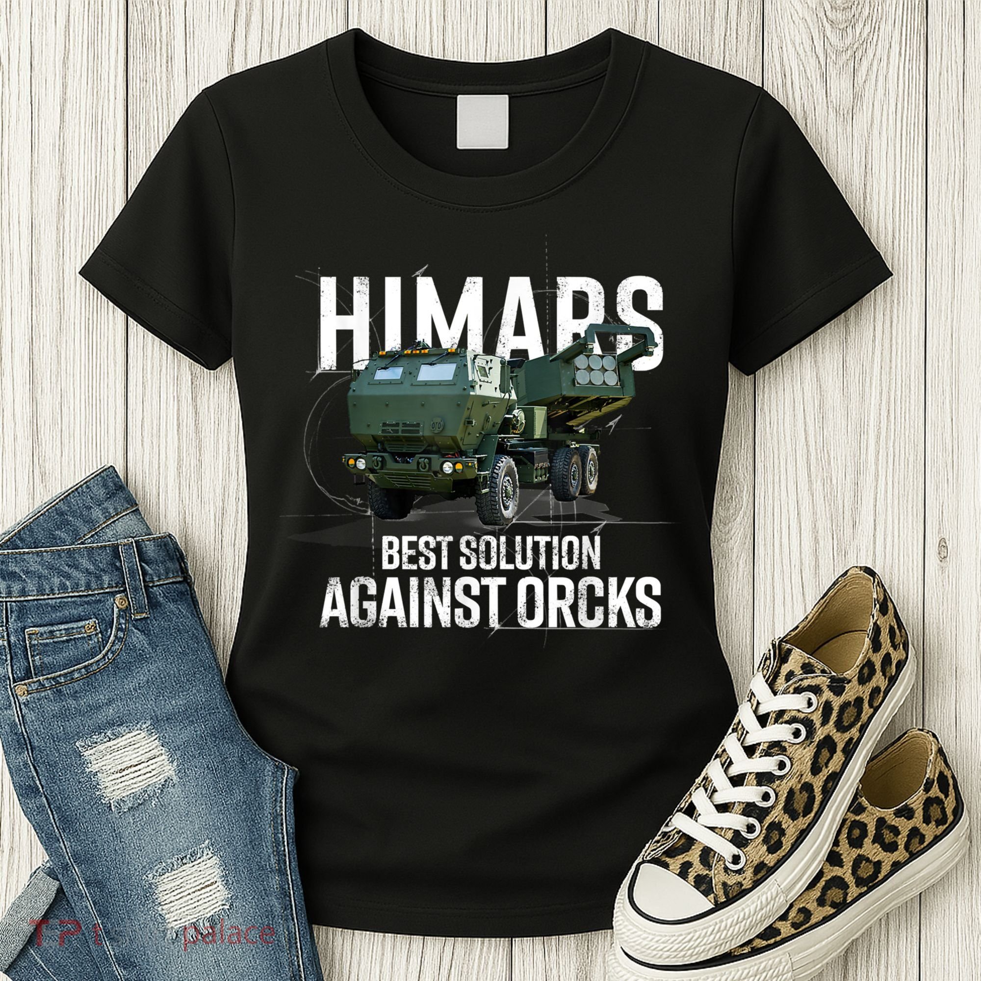 Himars Best Solution Against Orcks Army Ukarine USA Women's T-Shirt
