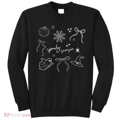 Halloween Bow Spooky Season Ghost Witch Wizzard Mashup Sweatshirt