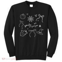 Halloween Bow Spooky Season Ghost Witch Wizzard Mashup Sweatshirt thumb 0