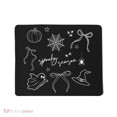 Halloween Bow Spooky Season Ghost Witch Wizzard Mashup Mousepad