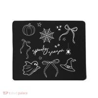 Halloween Bow Spooky Season Ghost Witch Wizzard Mashup Mousepad thumb 0