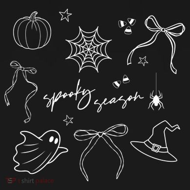 Halloween Bow Spooky Season Ghost Witch Wizzard Mashup Ornament