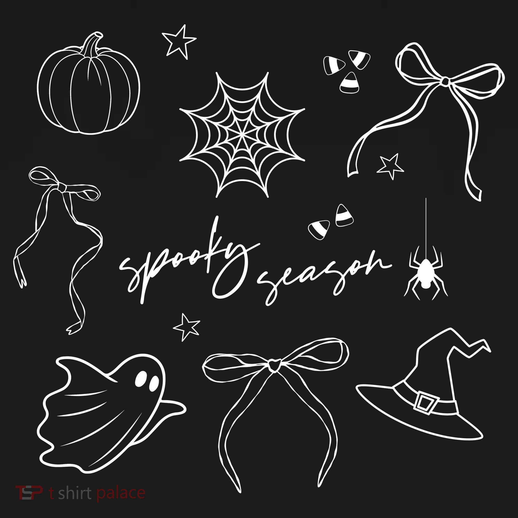 Halloween Bow Spooky Season Ghost Witch Wizzard Mashup Women's Tank Top