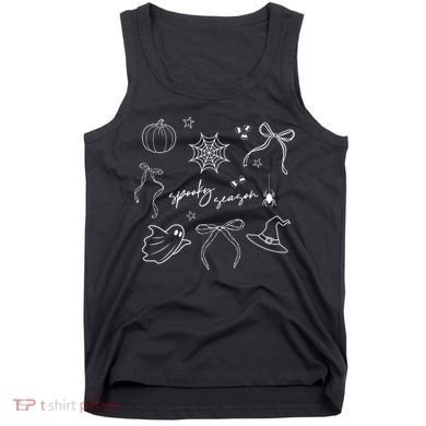 Halloween Bow Spooky Season Ghost Witch Wizzard Mashup Tank Top