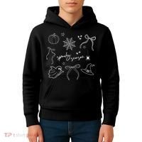 Halloween Bow Spooky Season Ghost Witch Wizzard Mashup Kids Hoodie thumb 4