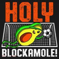 Holy Blockamole Soccer Blocker Funny Avocado Goalie USA-Made Doggie Bandana thumb 2
