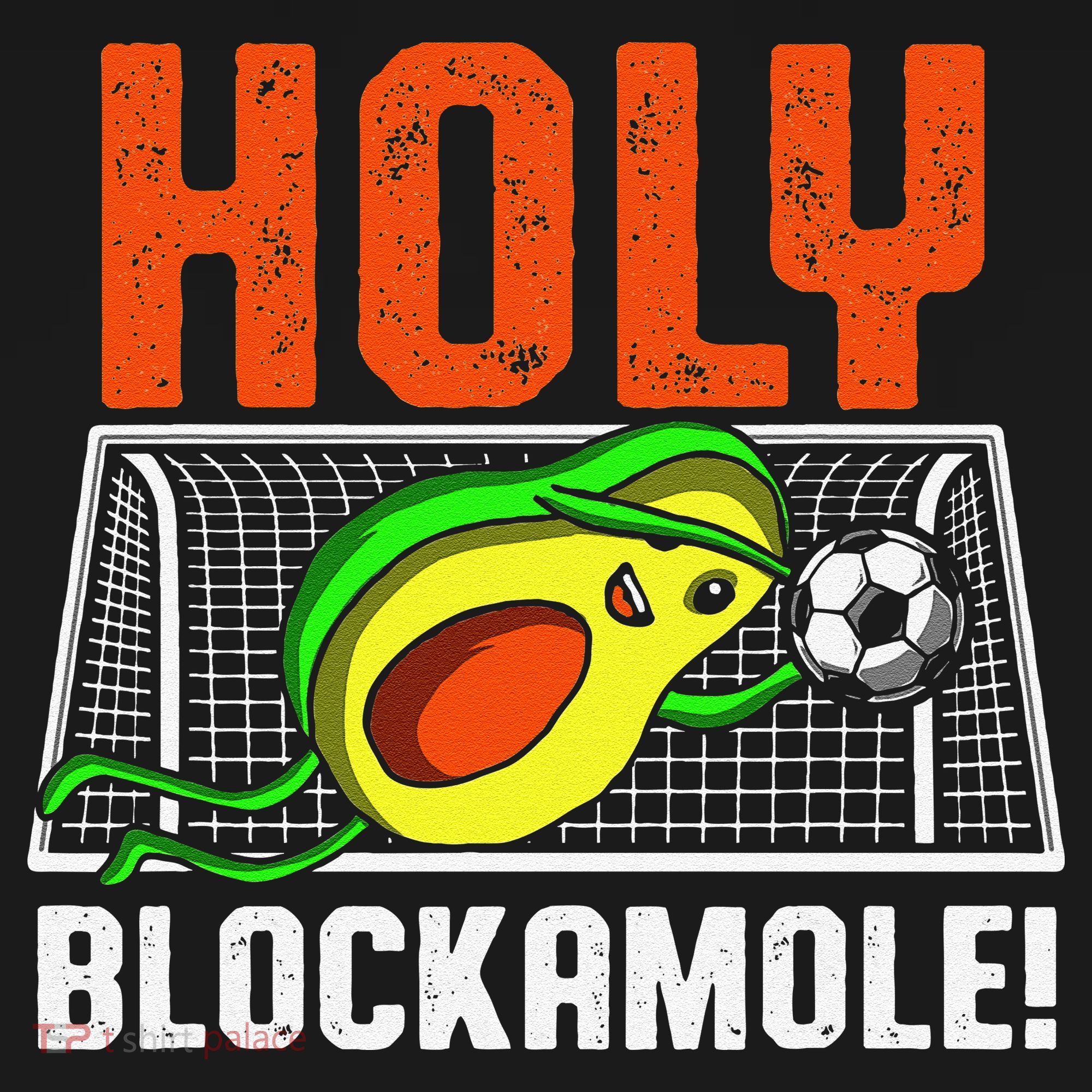 Holy Blockamole Soccer Blocker Funny Avocado Goalie Women's Hoodie