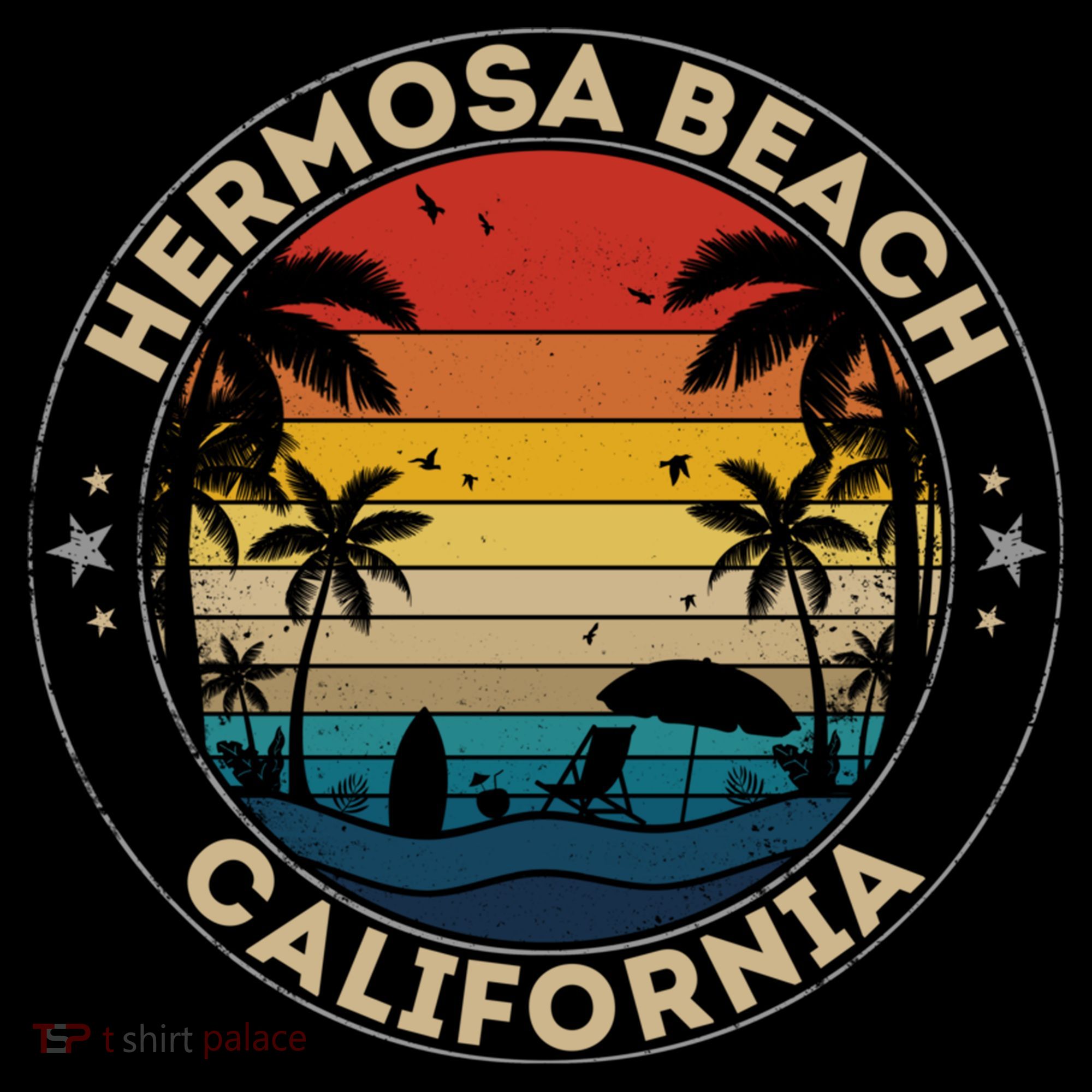 Hermosa Beach Souvenir Gift California Reminder Gift Women's Hoodie