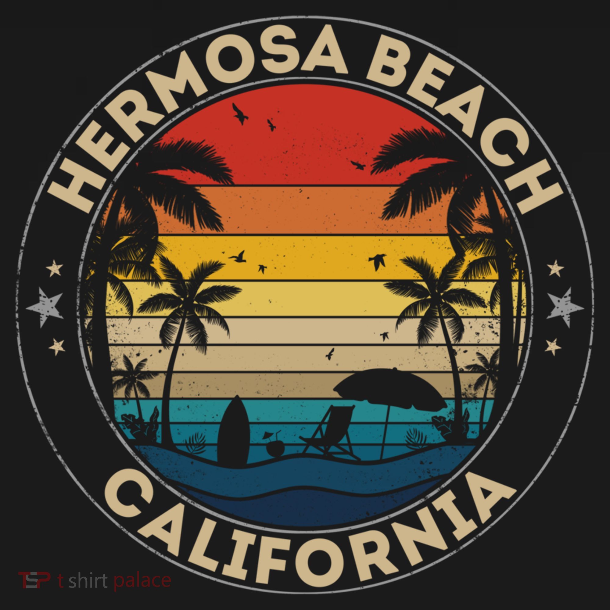 Hermosa Beach Souvenir Gift California Reminder Gift Ornament