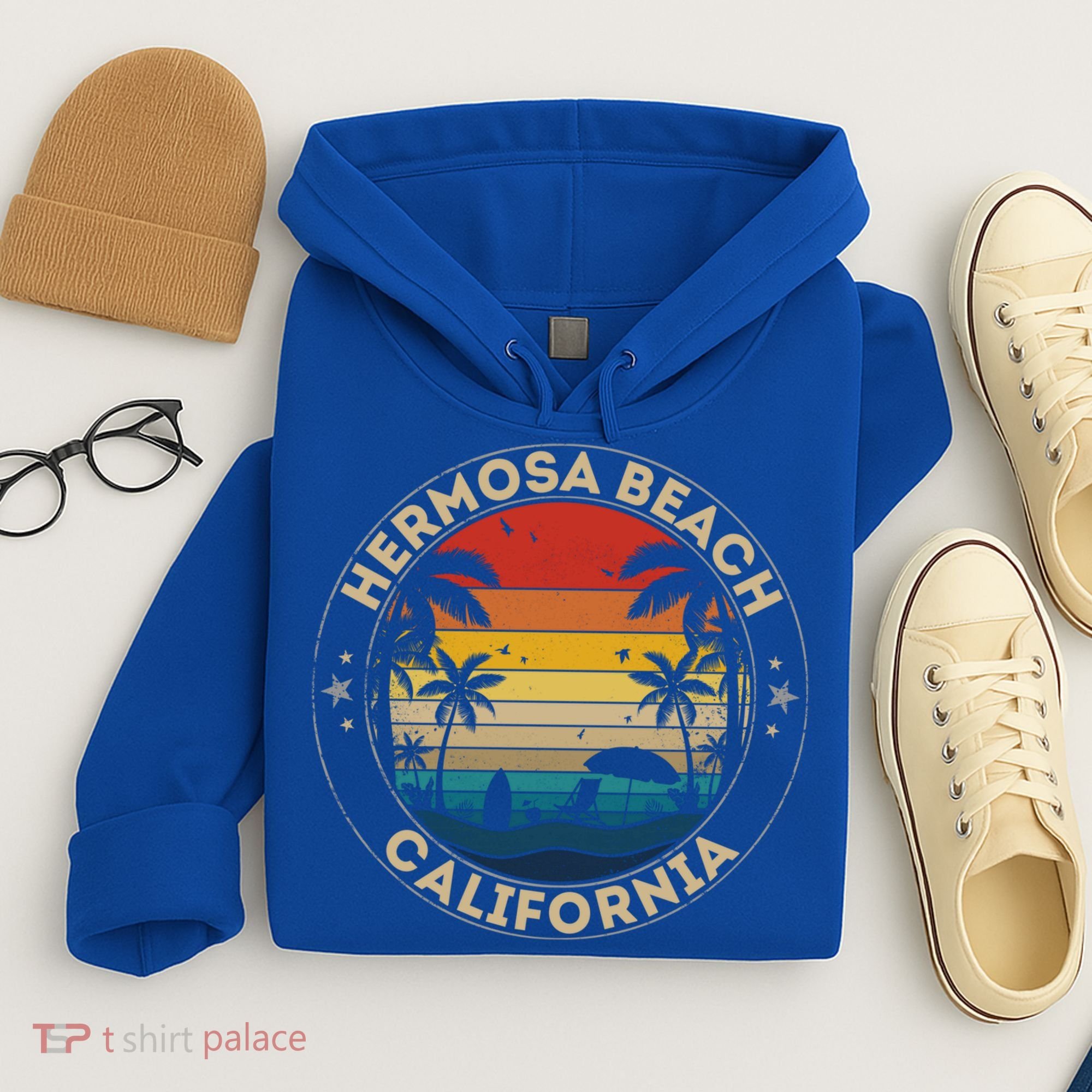Hermosa Beach Souvenir Gift California Reminder Gift Hoodie