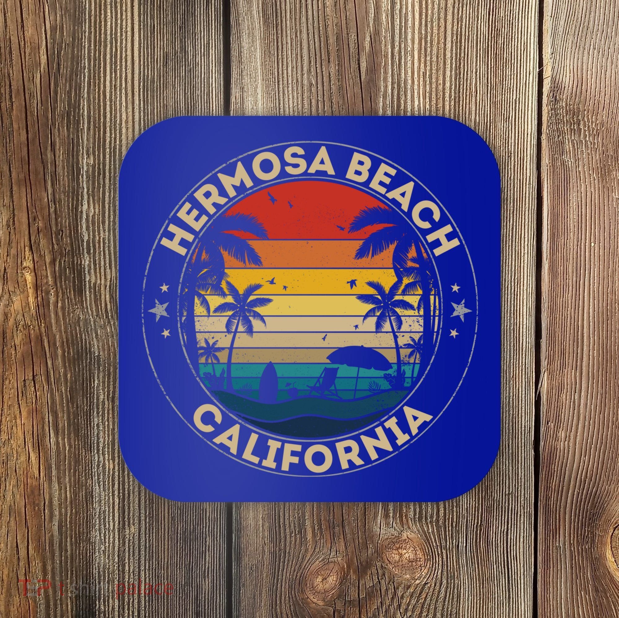 Hermosa Beach Souvenir Gift California Reminder Gift Coaster