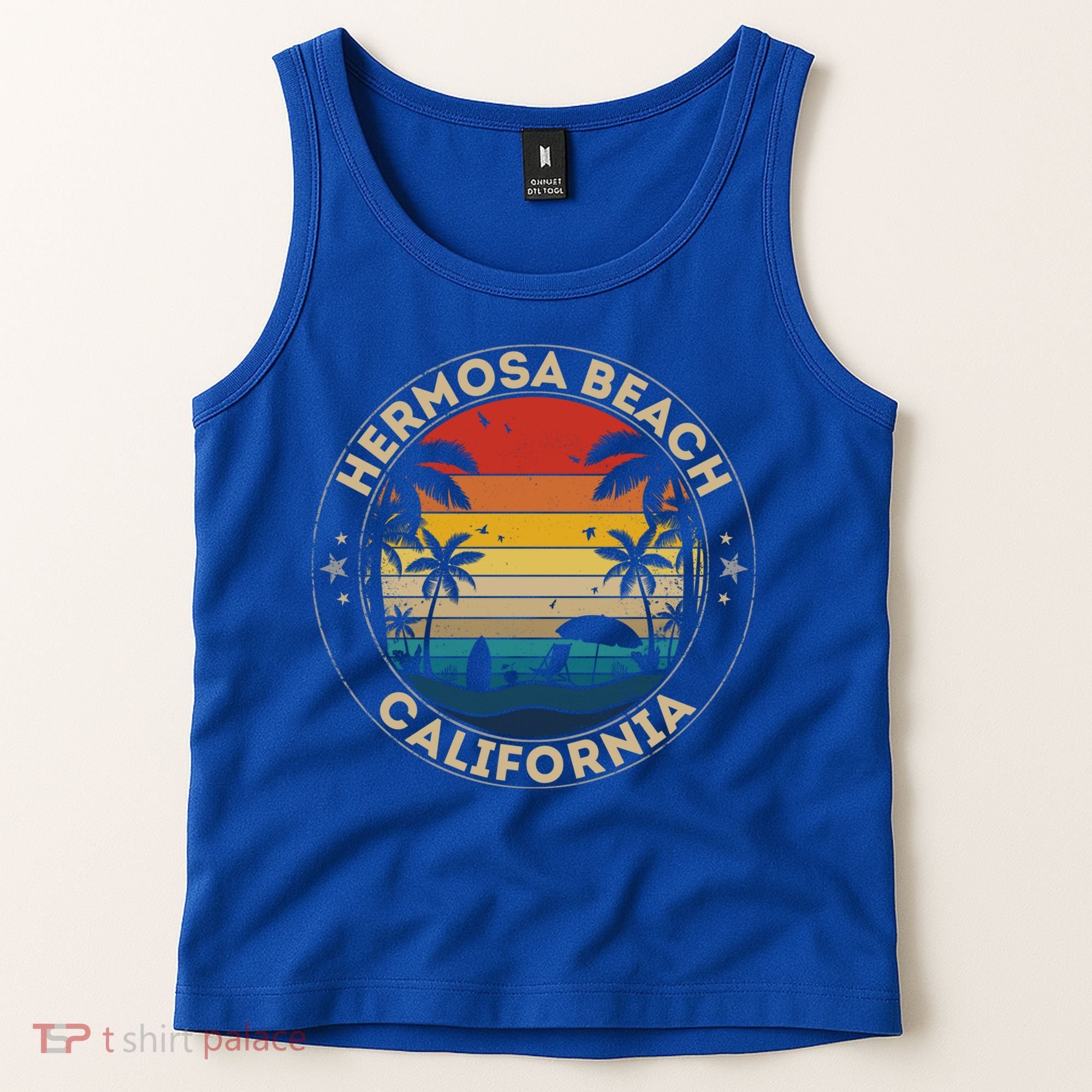 Hermosa Beach Souvenir Gift California Reminder Gift Tank Top