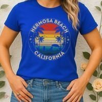 Hermosa Beach Souvenir Gift California Reminder Gift Women's T-Shirt thumb 2