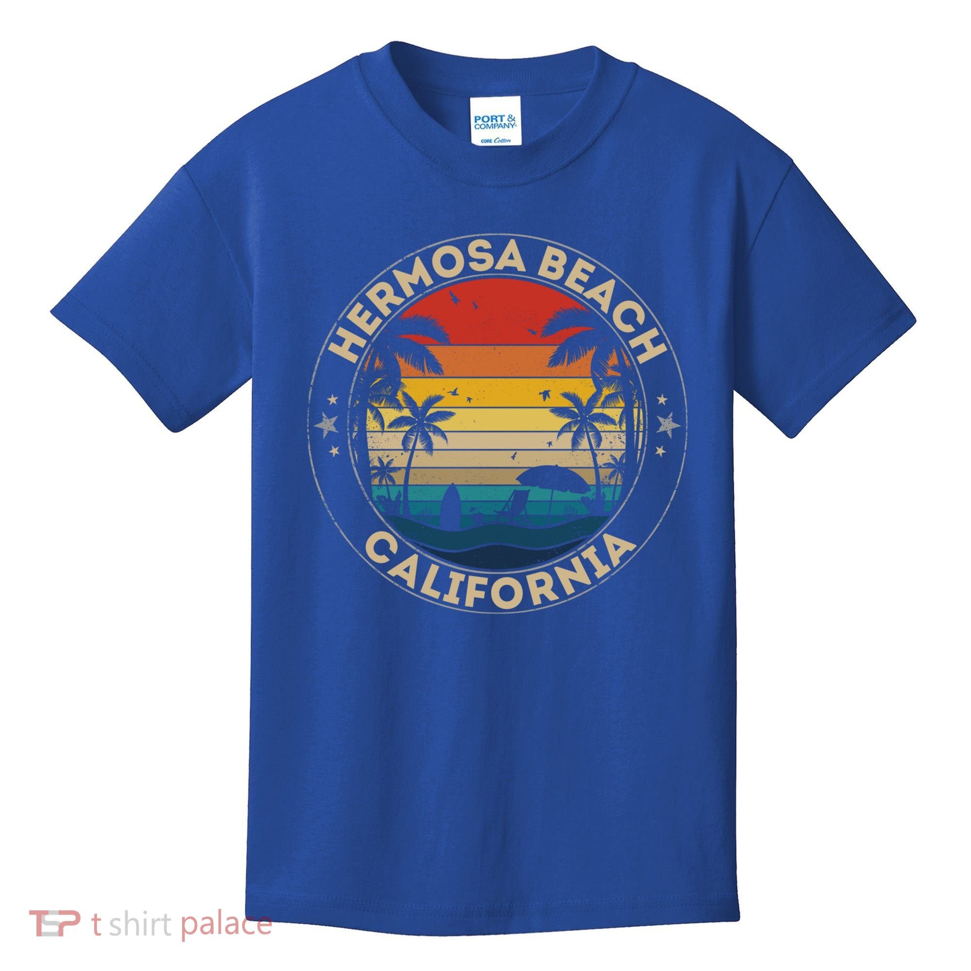 Hermosa Beach Souvenir Gift California Reminder Gift Kids T-Shirt