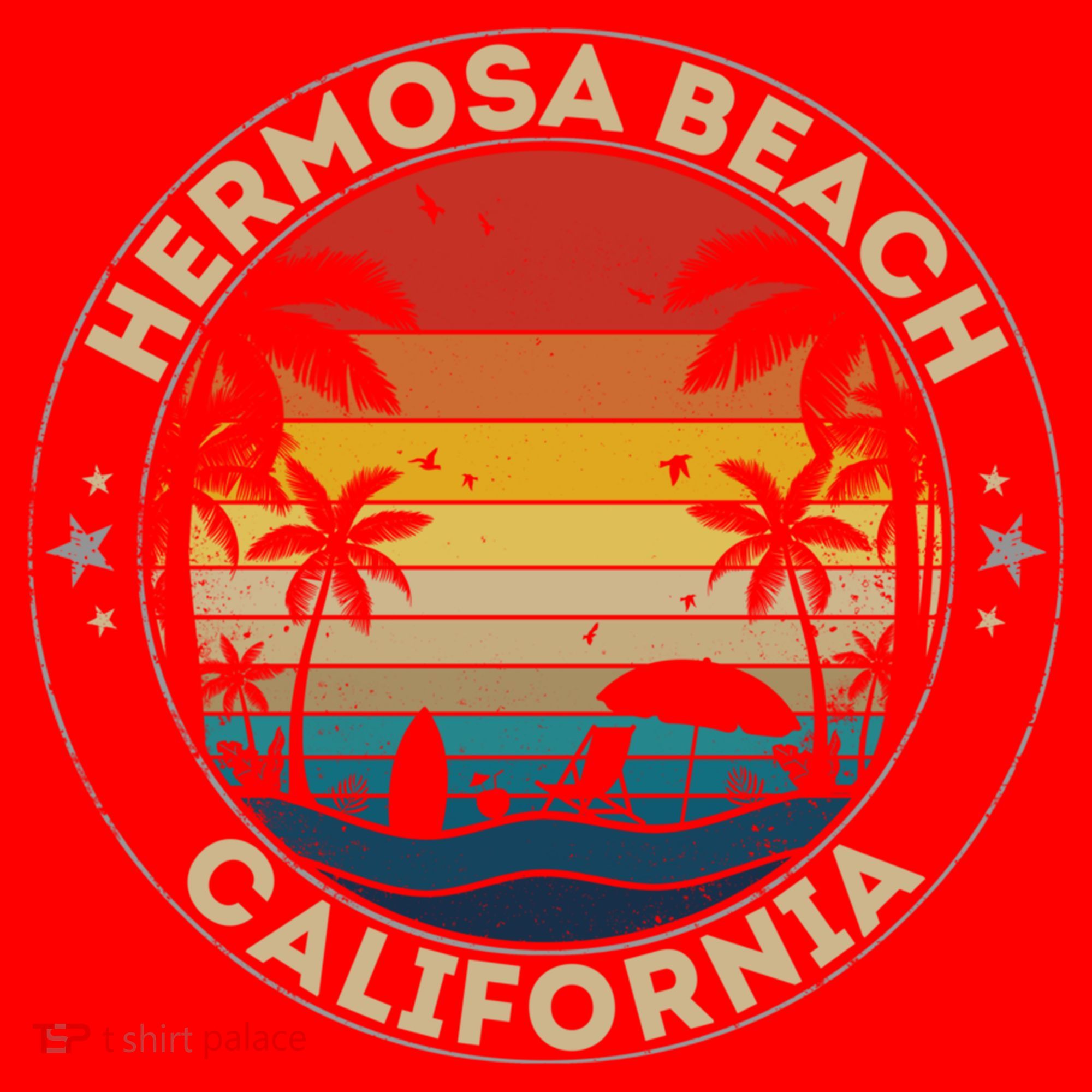 Hermosa Beach Souvenir Gift California Reminder Gift Santa Hat