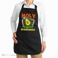 Holy Blockamole Soccer Blocker Funny Avocado Goalie Apron thumb 2