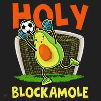Holy Blockamole Soccer Blocker Funny Avocado Goalie Beanie thumb 2