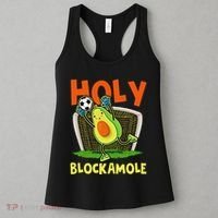 Holy Blockamole Soccer Blocker Funny Avocado Goalie Women's Tank Top thumb 3