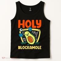 Holy Blockamole Soccer Goalkeeper Soccer Goalie Tank Top thumb 2