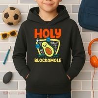 Holy Blockamole Soccer Goalkeeper Soccer Goalie Kids Hoodie thumb 2