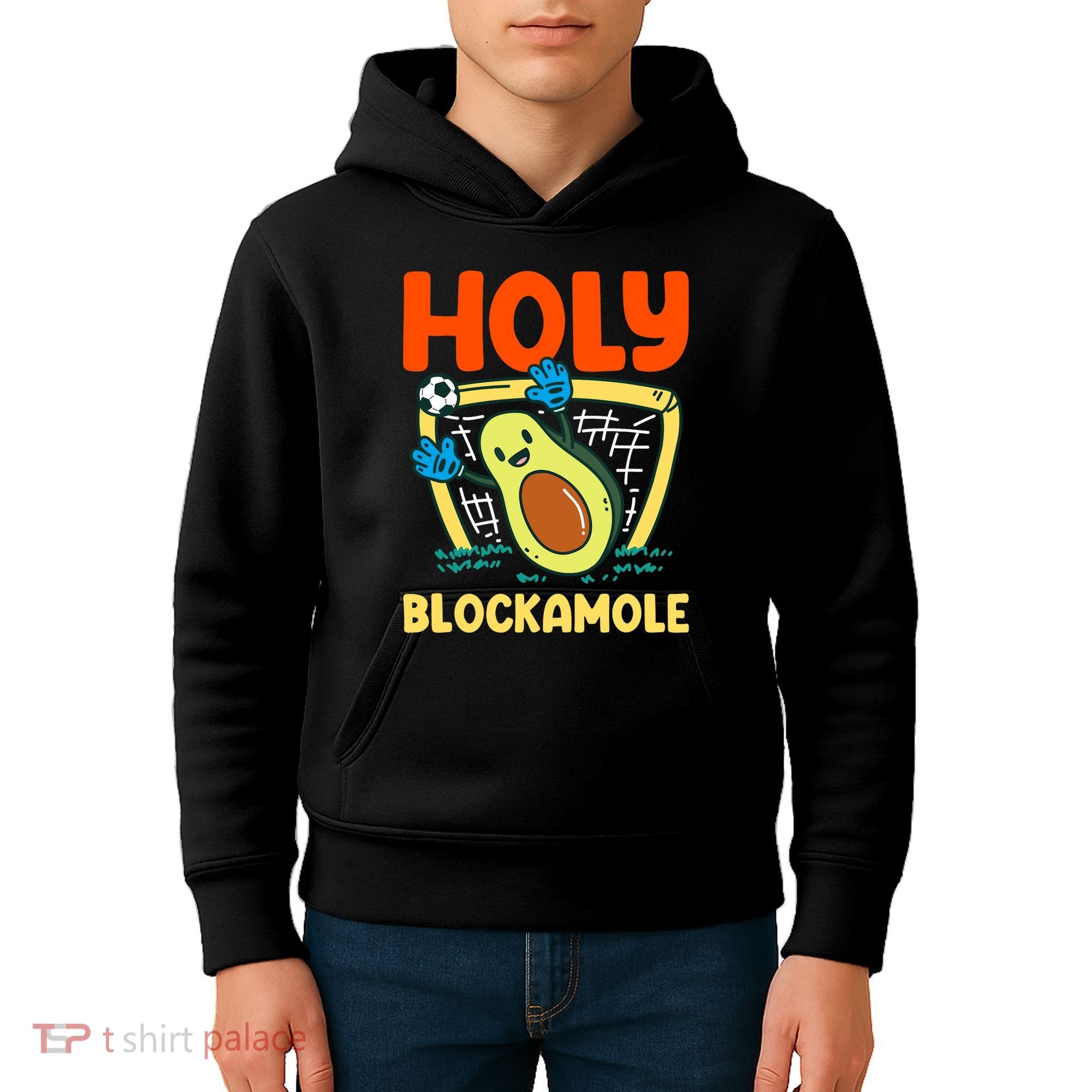 Holy Blockamole Soccer Goalkeeper Soccer Goalie Kids Hoodie
