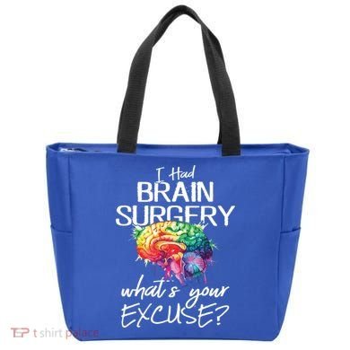 Had Brain Surgery Excuse Brain Surgery Survivor Gift Tote Bag