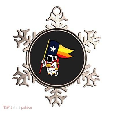 Houston Baseball Space City Astronaut Texas Flag Ornament