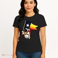 Houston Baseball Space City Astronaut Texas Flag Women's T-Shirt thumb 4