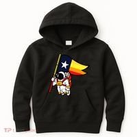 Houston Baseball Space City Astronaut Texas Flag Kids Hoodie thumb 0
