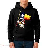 Houston Baseball Space City Astronaut Texas Flag Kids Hoodie thumb 4