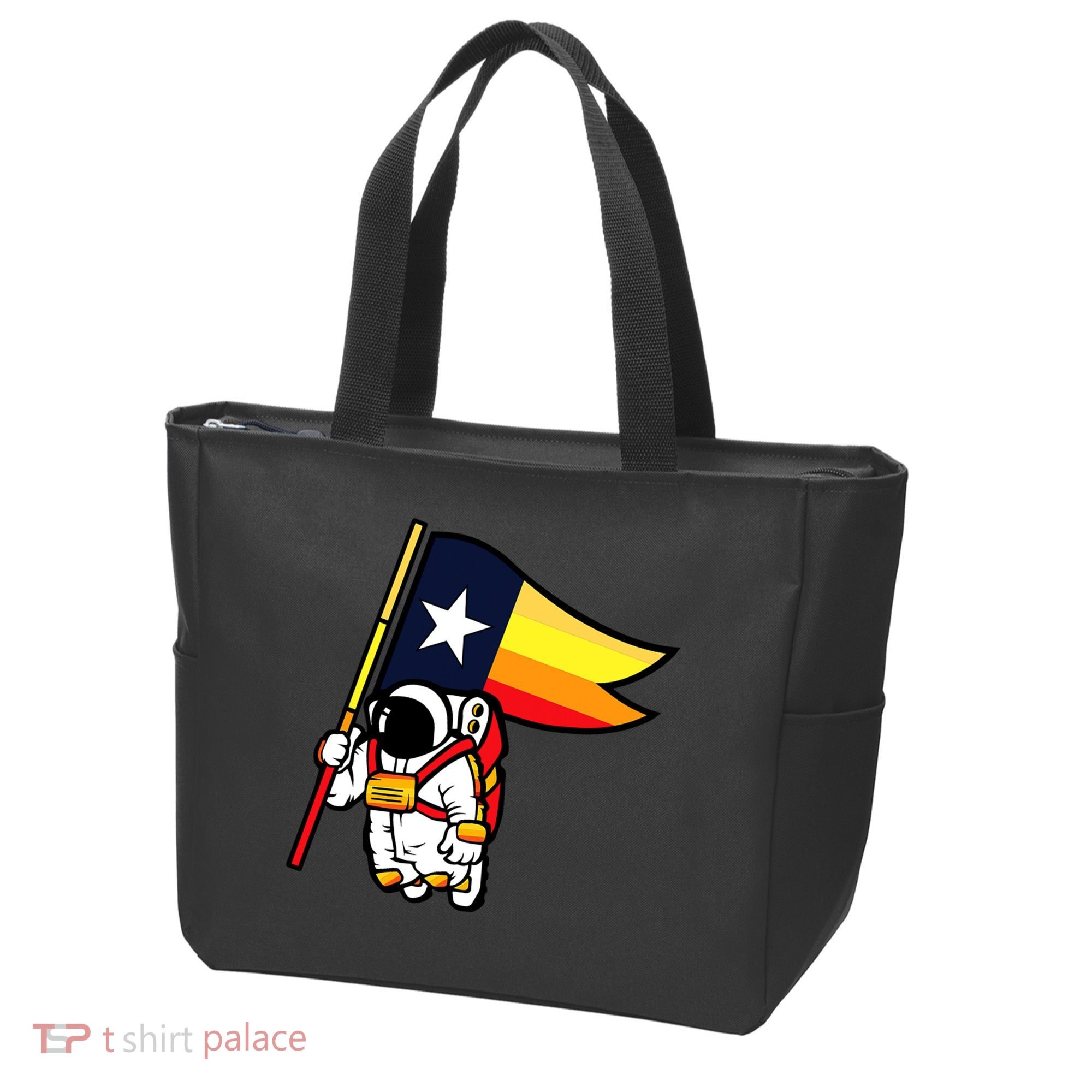 Houston Baseball Space City Astronaut Texas Flag Tote Bag