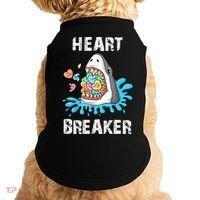 Heart Breaker Shark Funny Valentines Day Doggie Tank thumb 0