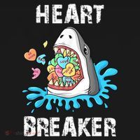 Heart Breaker Shark Funny Valentines Day Women's Hoodie thumb 2