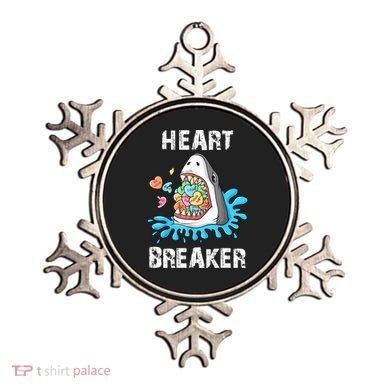 Heart Breaker Shark Funny Valentines Day Ornament