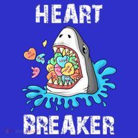 Heart Breaker Shark Funny Valentines Day Hoodie thumb 7