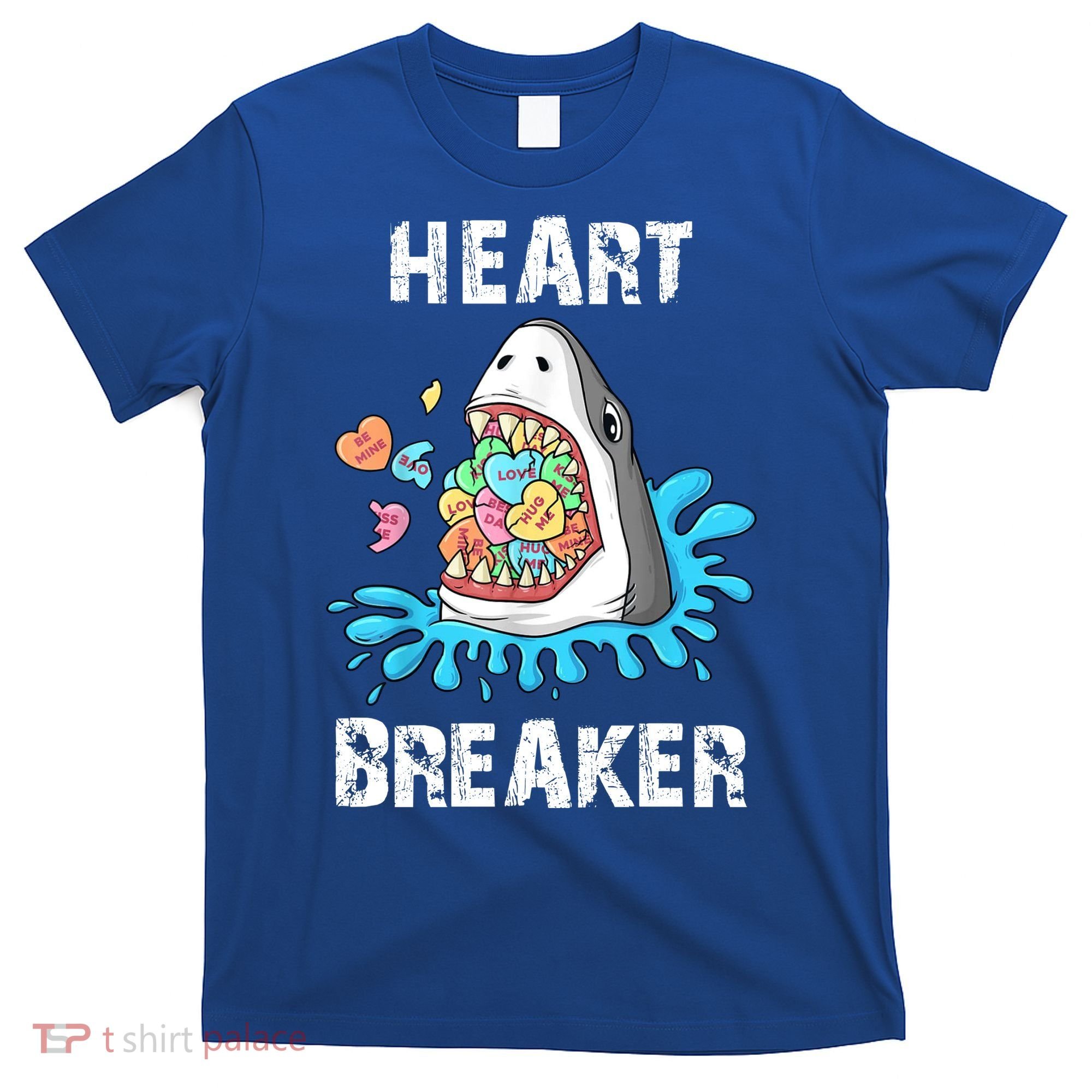 Heart Breaker Shark Funny Valentines Day T-Shirt