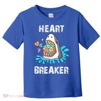 Heart Breaker Shark Funny Valentines Day Toddler T-Shirt thumb 0