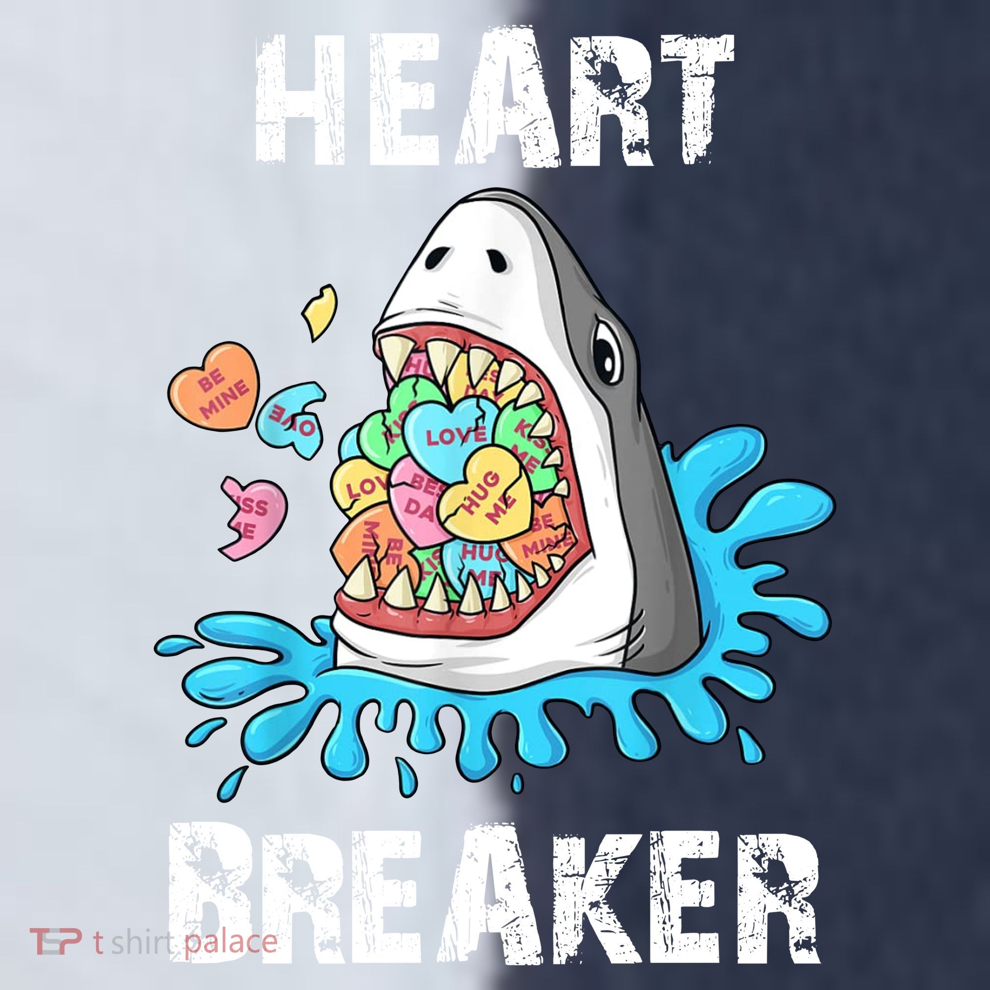 Heart Breaker Shark Funny Valentines Day Sport-Tek Competitor United Soccer Jersey
