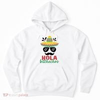 Hola Bitchachos Sombrero Sunglasses And Mustache Cinco De Mayo Mexico Vacation Hoodie thumb 0