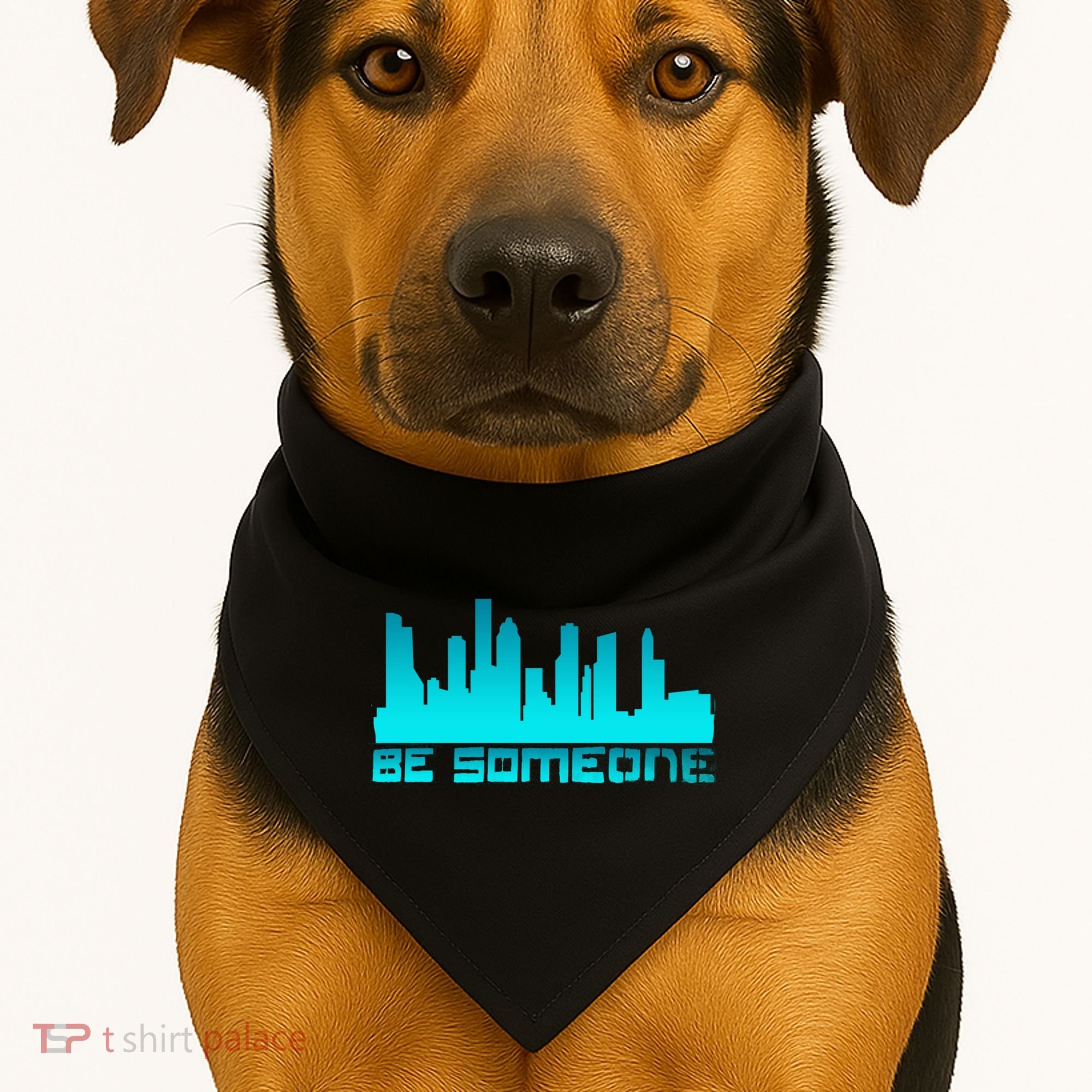Houston Be Someone Bridge Houston Skyline Hgifttown Be Someone Gift USA-Made Doggie Bandana