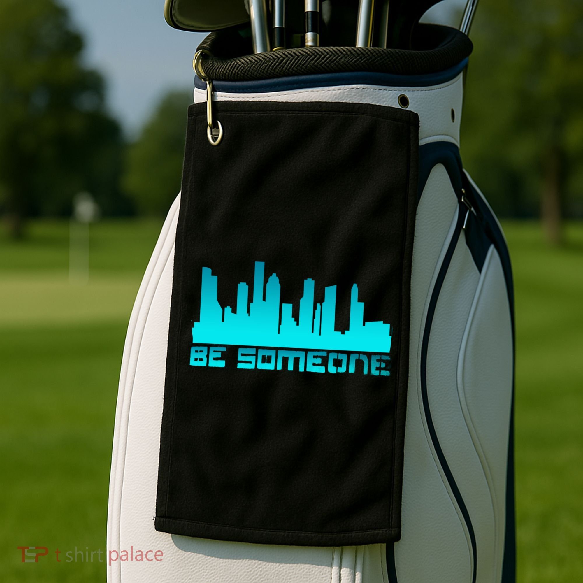 Houston Be Someone Bridge Houston Skyline Hgifttown Be Someone Gift Golf Towel