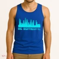 Houston Be Someone Bridge Houston Skyline Hgifttown Be Someone Gift Tank Top thumb 3
