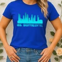 Houston Be Someone Bridge Houston Skyline Hgifttown Be Someone Gift Women's T-Shirt thumb 2