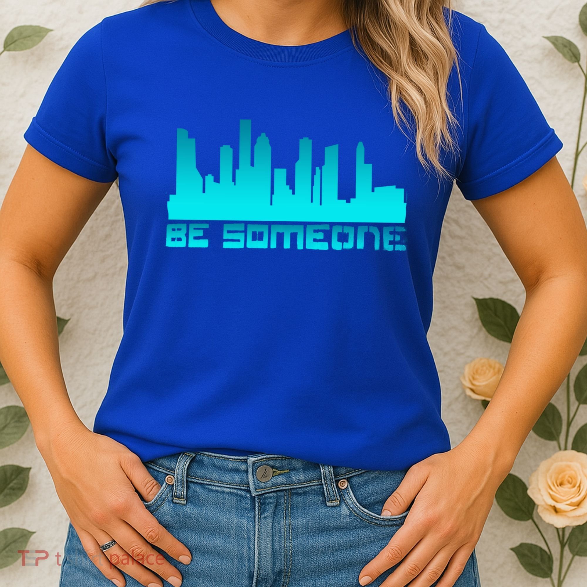 Houston Be Someone Bridge Houston Skyline Hgifttown Be Someone Gift Women's T-Shirt